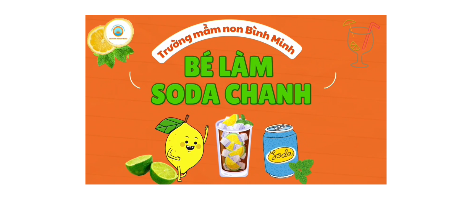 Giải Khát Mùa Hè Cùng Soda Chanh Tự Làm Của Lớp Lá 1