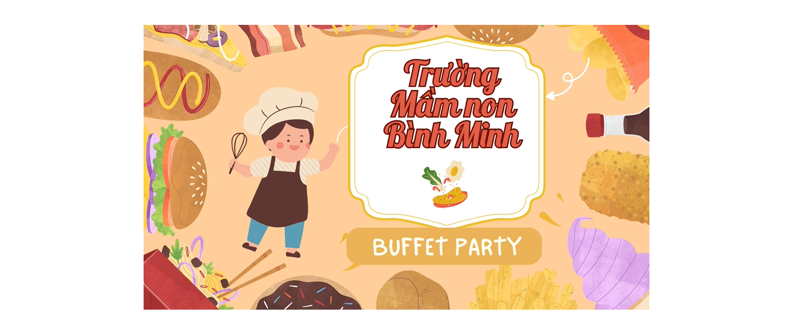 Sôi Động Tiệc Buffet Tháng 7 Của Các Bé