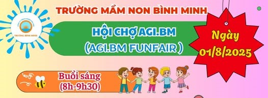THÔNG BÁO TỔ CHỨC HỘI CHỢ AGI.BM FUNFAIR CHO HỌC SINH