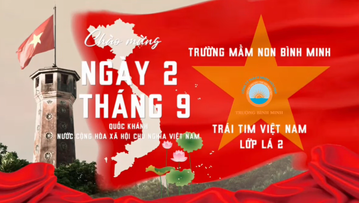 Lá 2 Chào Mừng Quốc Khánh Cùng Những Lá Cờ Nhỏ Xinh